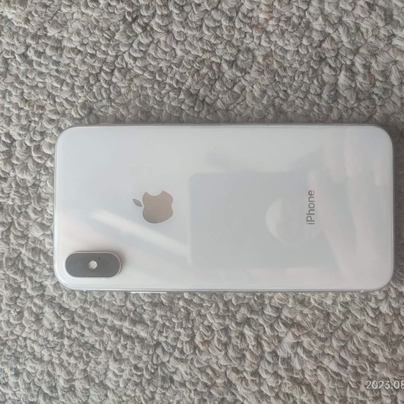 iPhoneX 256gbs battery percentage 100%unlockedface ID failed